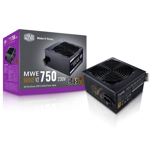 PSU COOLER MASTER MWE 750W 80+ BRONZE V2